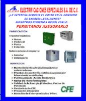 Venta y reparacion de transformadores y subestaciones electricas